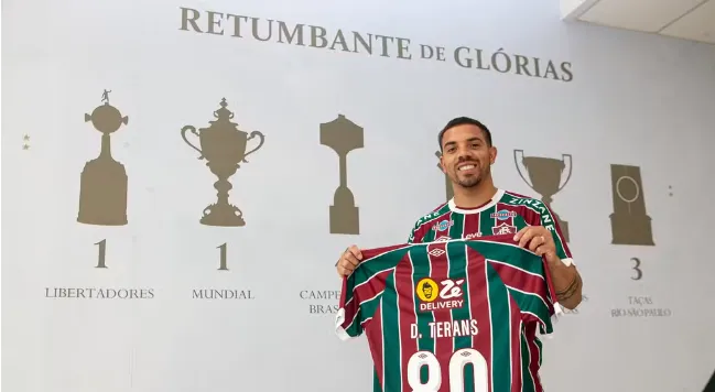 Imagem ilustrativa da imagem Fluminense anuncia a contratação de David Terans