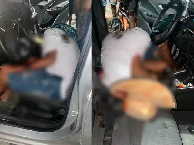 Homem foi encontrado dentro de carro