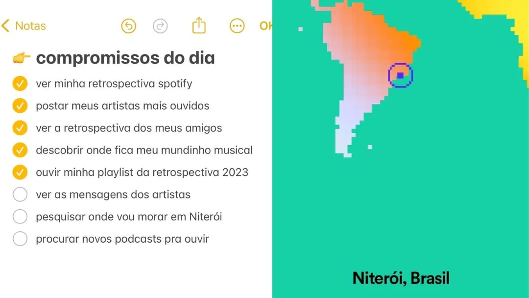 Retrospectiva Spotify 2023: veja como escutar a sua playlist desde ano