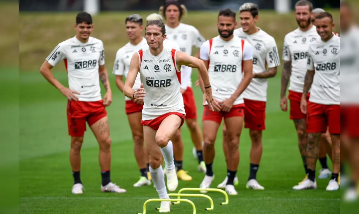 Jogadores realizaram último treino antes da partida contra o Bahia