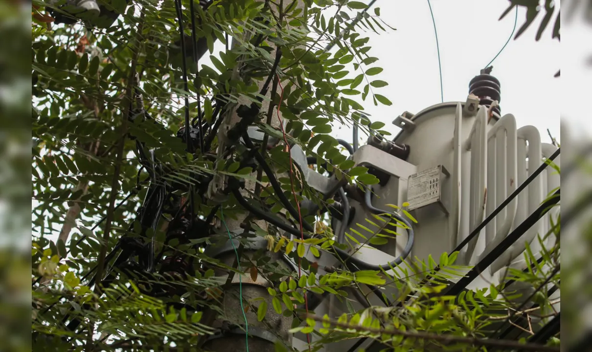 Relatos apontam que basta chover e ventar forte que transformadores explodem e falta luz