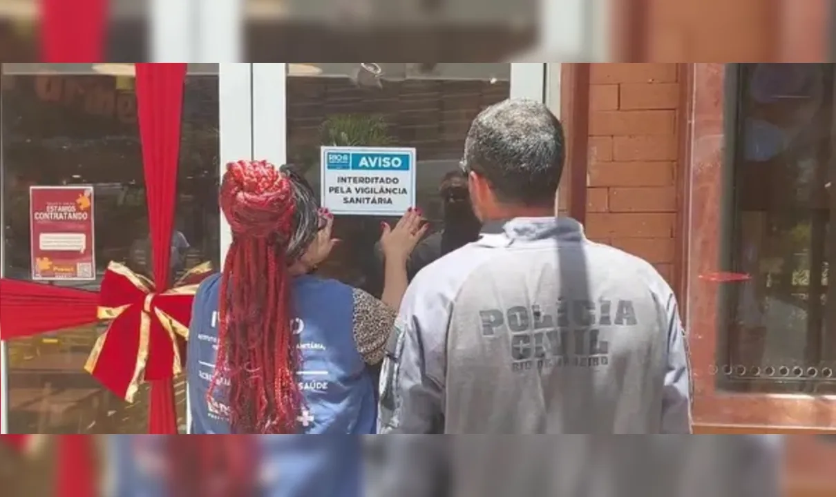 Restaurante de shopping é fechado pela Vigilância Sanitária do Rio