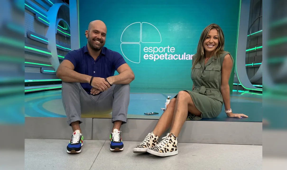 Lucas Gutierrez e Bárbara Coelho cometeram gafes ao vivo