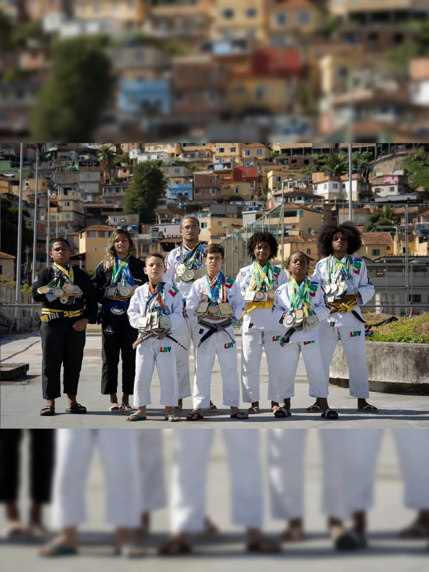 Sete dos atletas são da Comunidade da Providência; e um da Comunidade do Jacarezinho