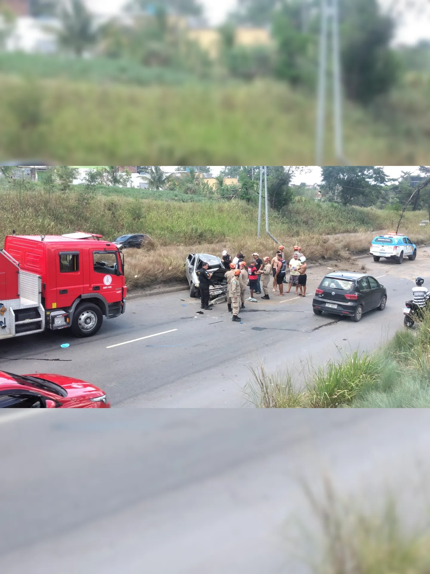 O acidente ocorreu na altura de Marambaia, sentido Itaboraí