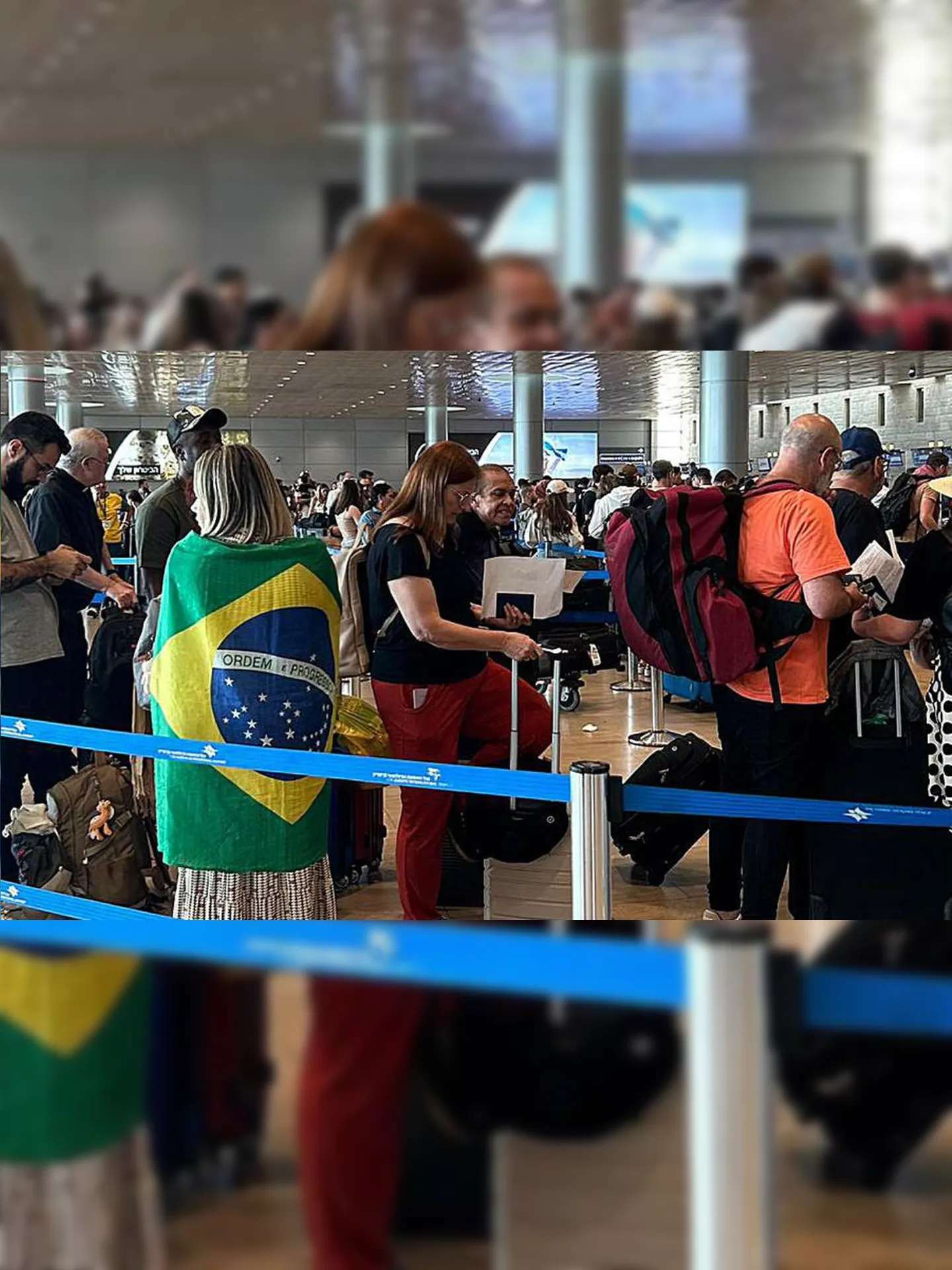 Do total, 107 passageiros desembarcaram em Brasília e 104 seguiram para o Rio de Janeiro em dois aviões da FAB