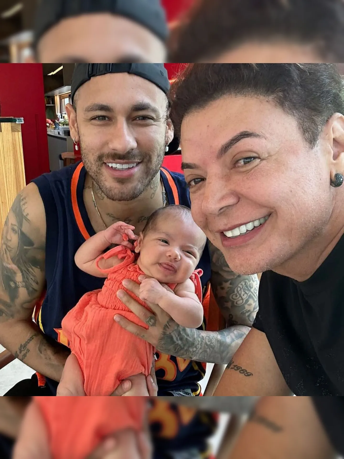 Imagem ilustrativa da imagem David Brazil se derrete com a filha de Neymar: 'Ela é linda'