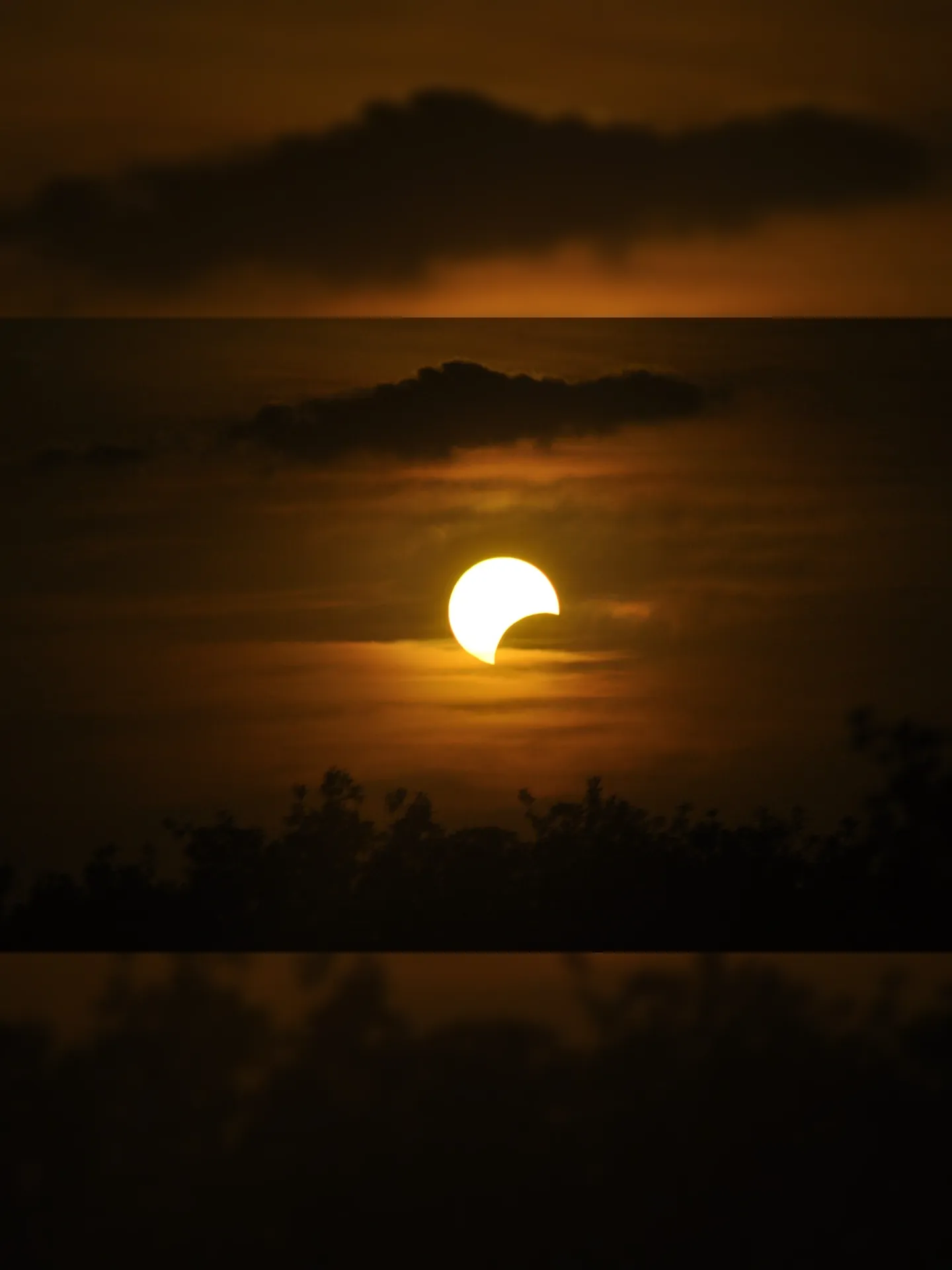 Eclipse solar acontece por volta de 14h59 (horário de Brasília)