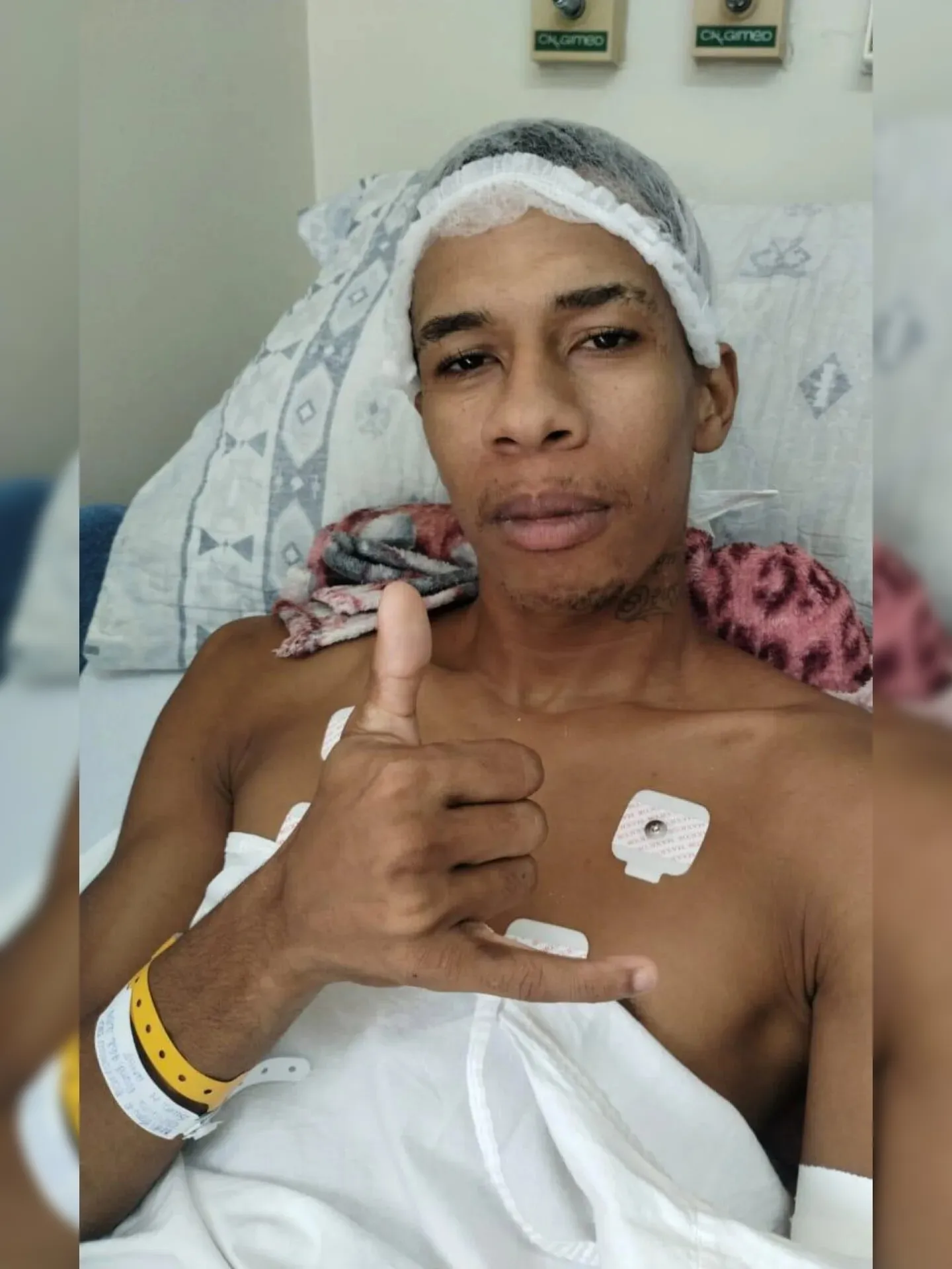 Nilton Ramon de Oliveira recebeu alta do hospital neste sábado (16)