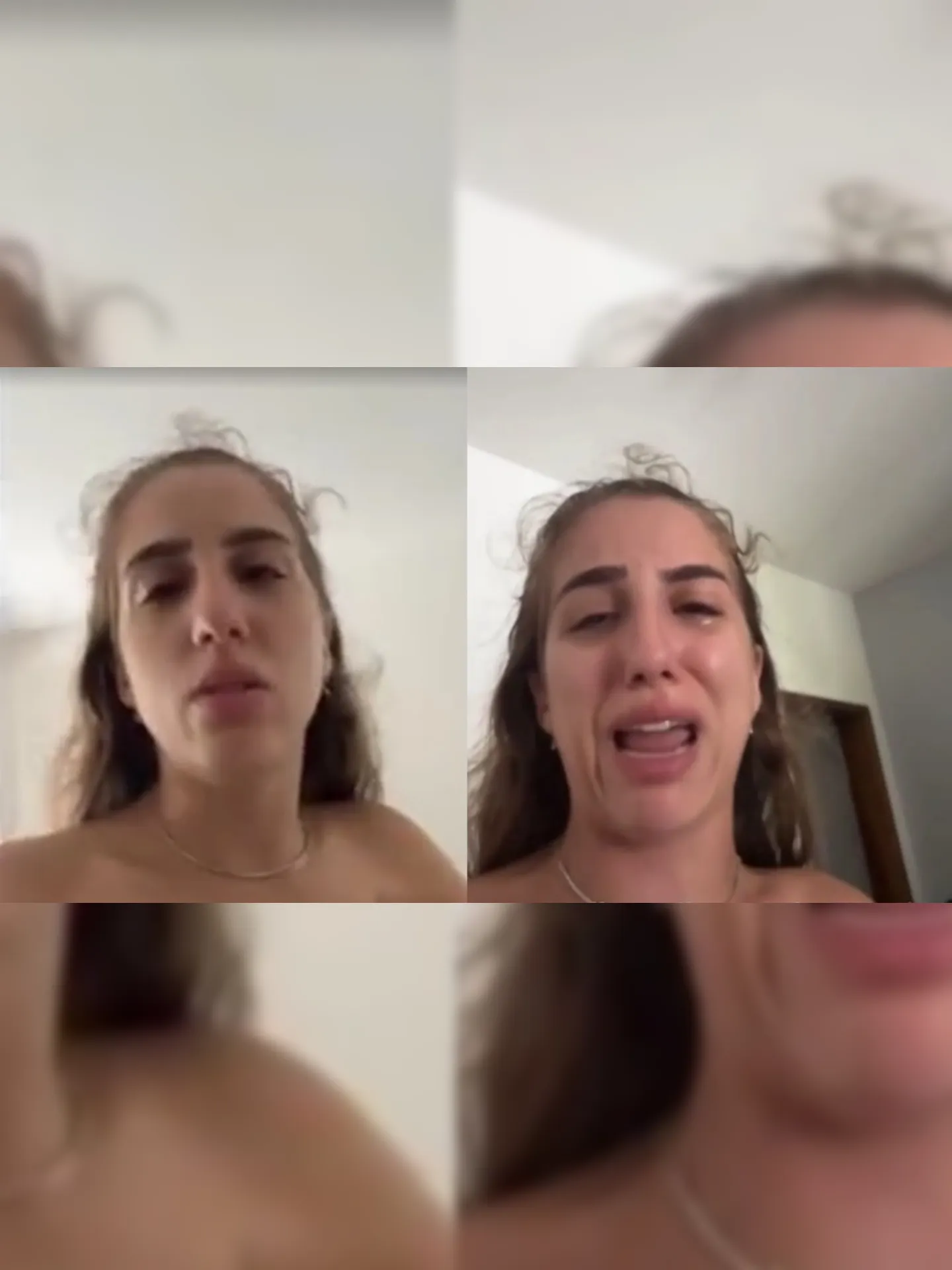Bruna gravou um vídeo reclamando do descaso