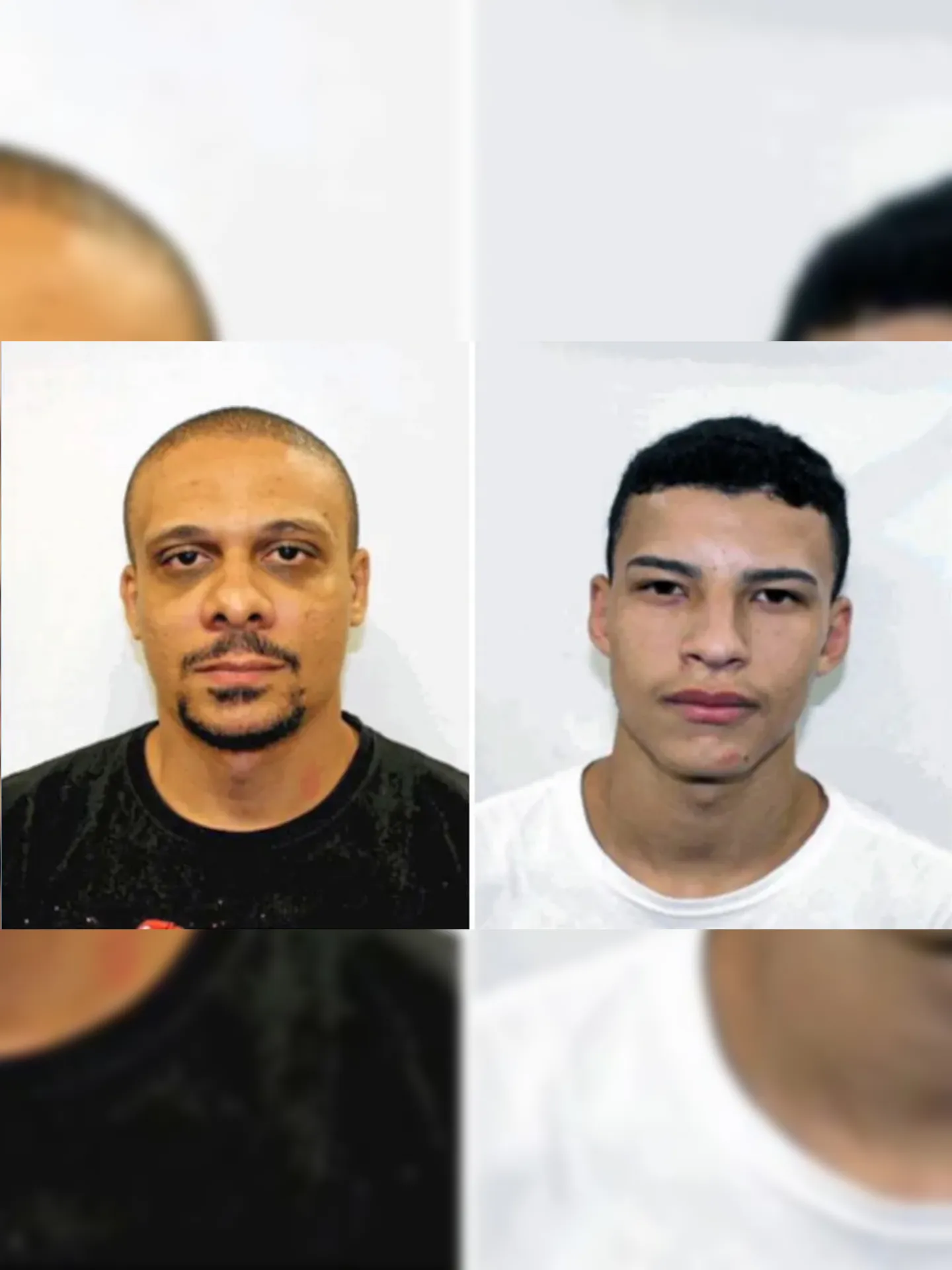 Philip Motta Pereira, o Lesk (E), e Ryan Nunes de Almeida, o Ryan (D), encontrados mortos e suspeitos da execução de médicos