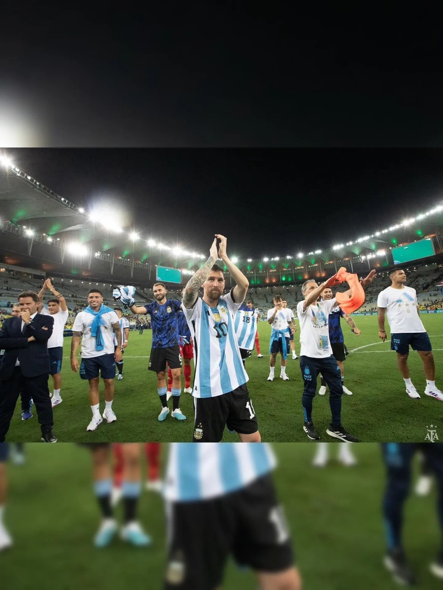 A partida pode ter sido a última de Messi no estádio