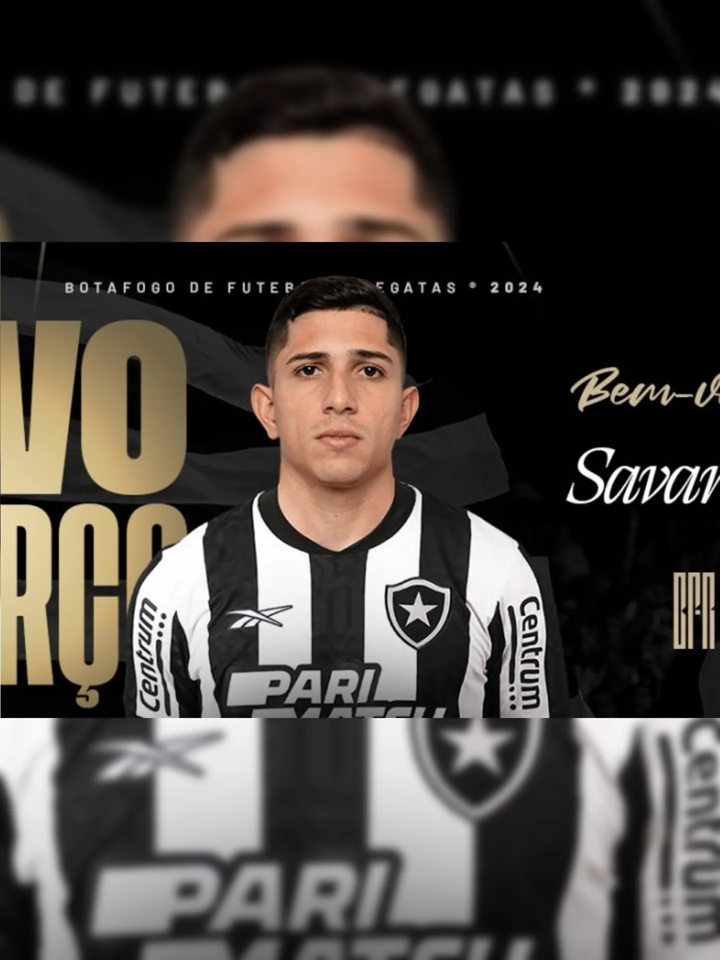 Savarino assinou contrato de três anos com o Botafogo