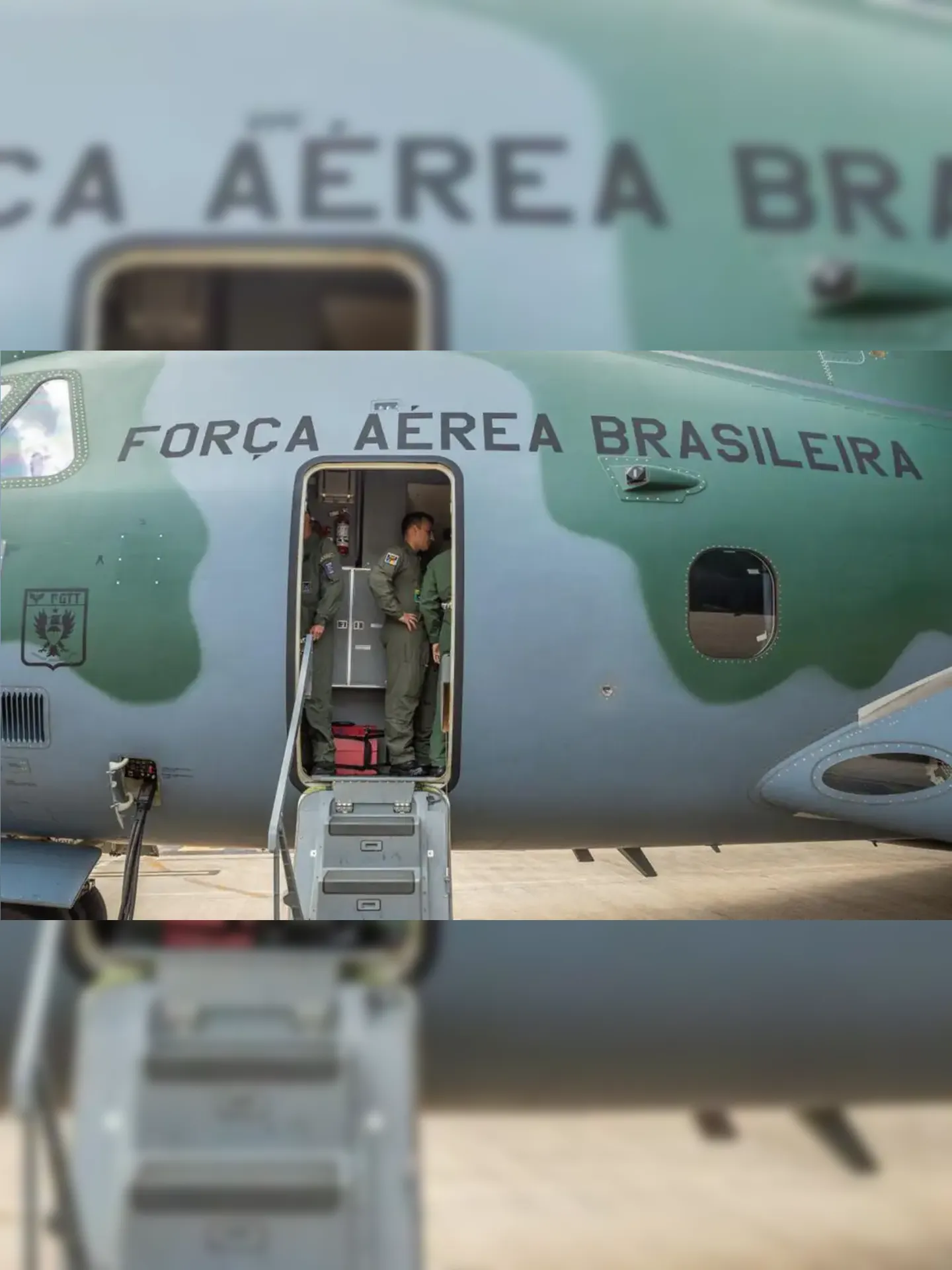 A aeronave KC-30 (Airbus A330 200) vai decolar da Base Aérea do Galeão