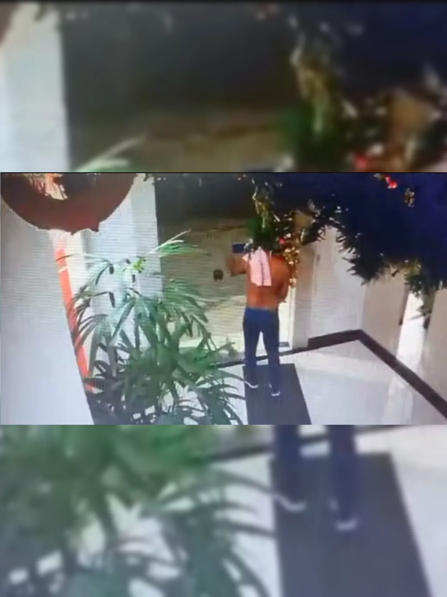 Homem invadiu prédio em Santa Teresa pela porta da frente
