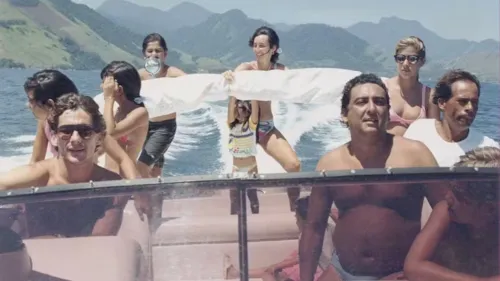 Senna e Galvão eram grandes amigos e viviam juntos em Angra dos Reis nas férias