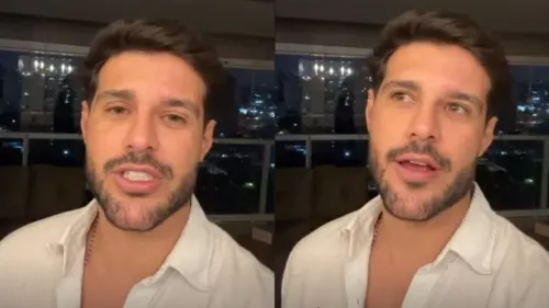 Ex-BBB descreve a situação em um story do Instagram