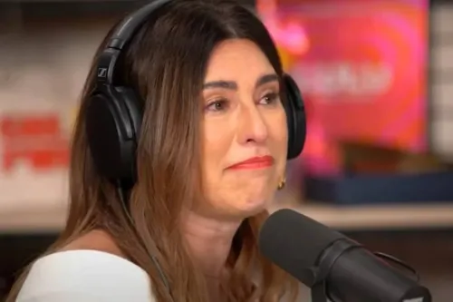 A gratidão de Fernanda também se estendeu à sua amiga e parceira de podcast