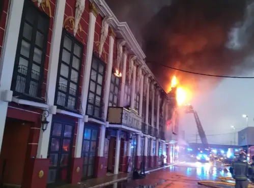 Fogo já foi controlado pelos bombeiros