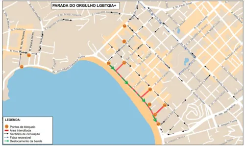 Esquema especial de trânsito será realizado no domingo