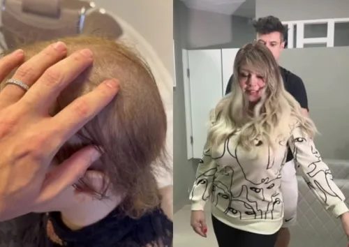 Simony apareceu com um mega hair loiro e emocionou a web