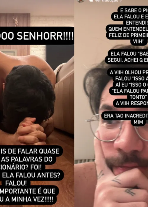 Eliezer detalhou o momento em suas redes sociais