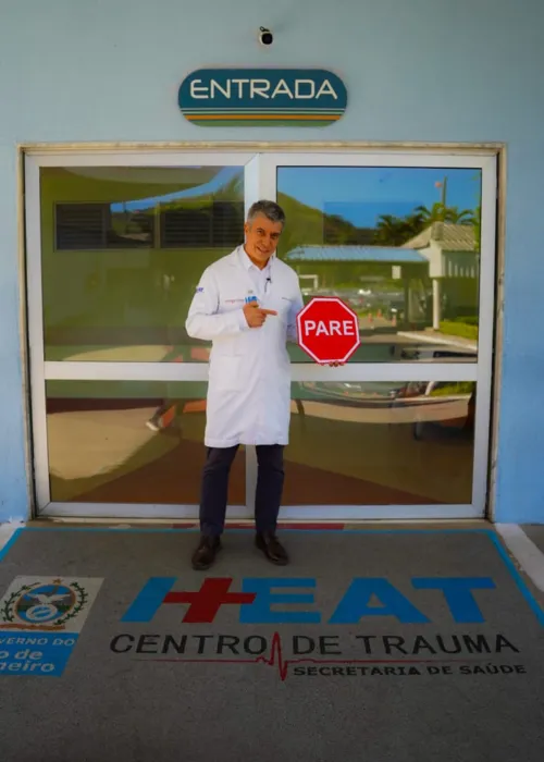 Marcelo Pessoa, coordenador do Centro de Trauma do Heat