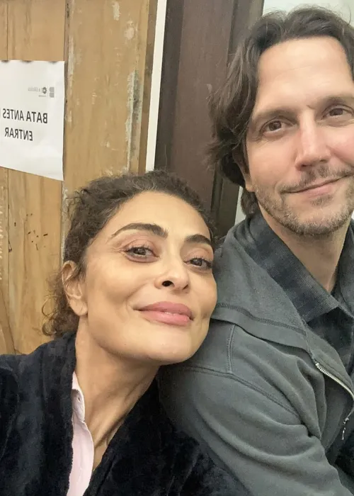 Juliana Paes e Vladimir Britcha