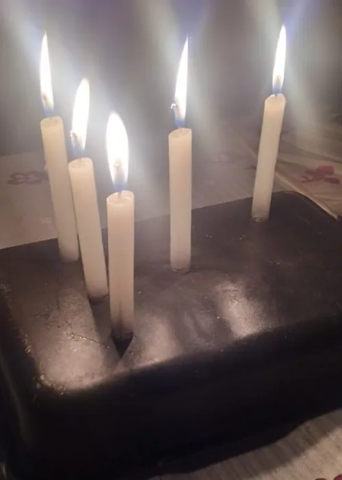 Jantar precisou ser à luz de velas