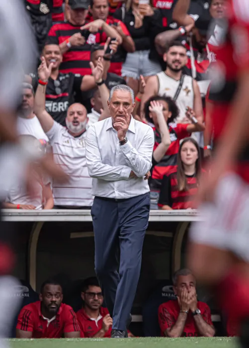 O técnico Tite emplacou sua segunda vitória no comando do Flamengo