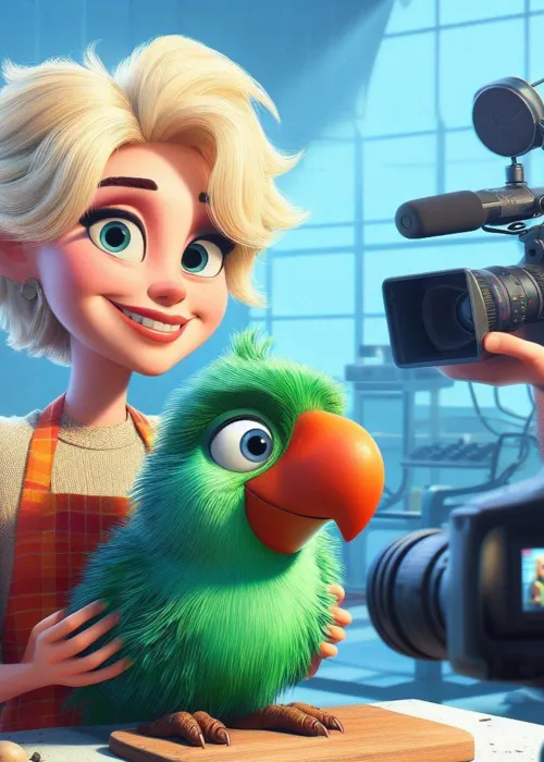 A apresentadora Ana Maria Braga também entrou na onda e foi parar no mundo PIXAR