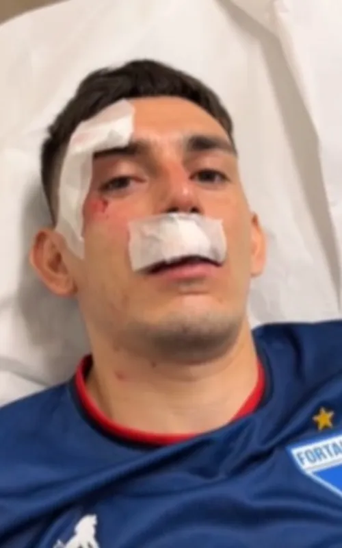 Jogador Gonzalo Escobar no hospital