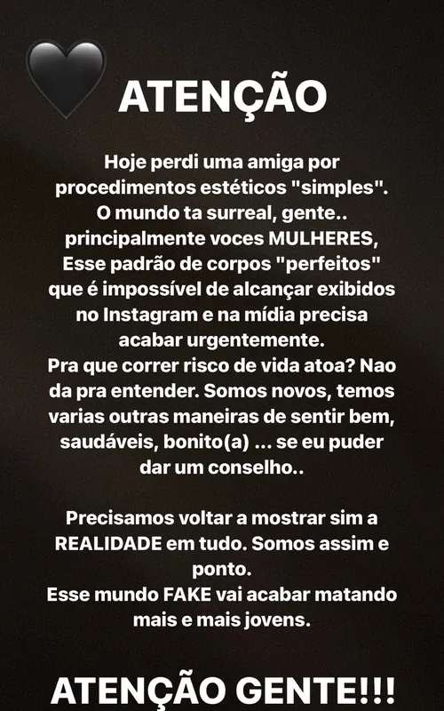 Imagem ilustrativa da imagem Dançarina do SBT morre aos 29 anos em São Paulo