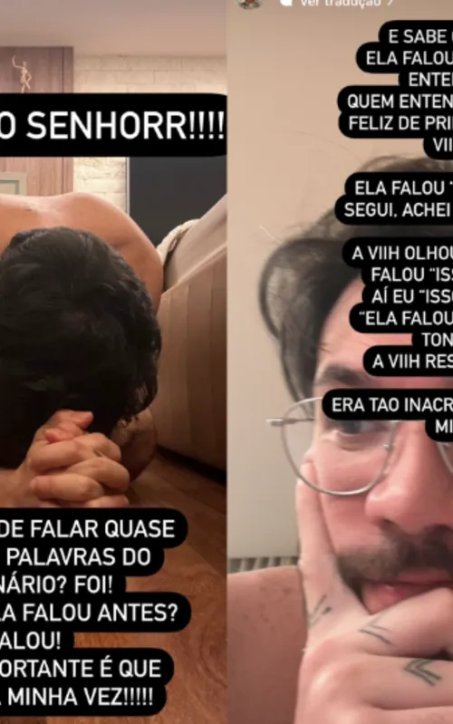Eliezer detalhou o momento em suas redes sociais