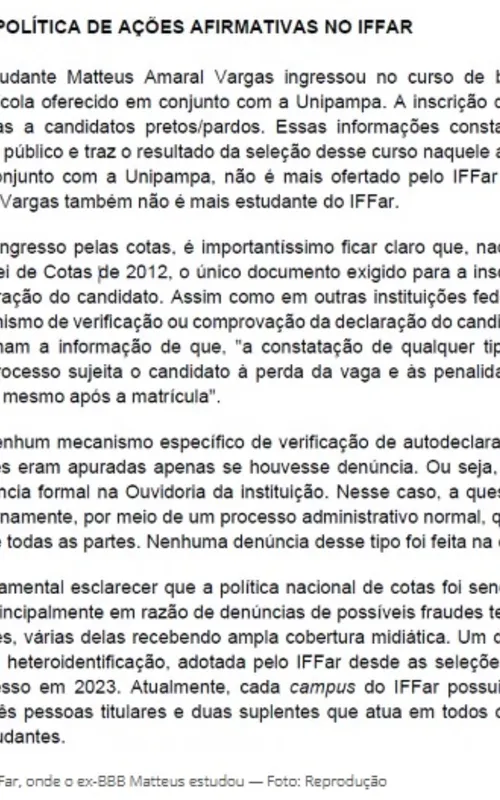 Nota de esclarecimento
