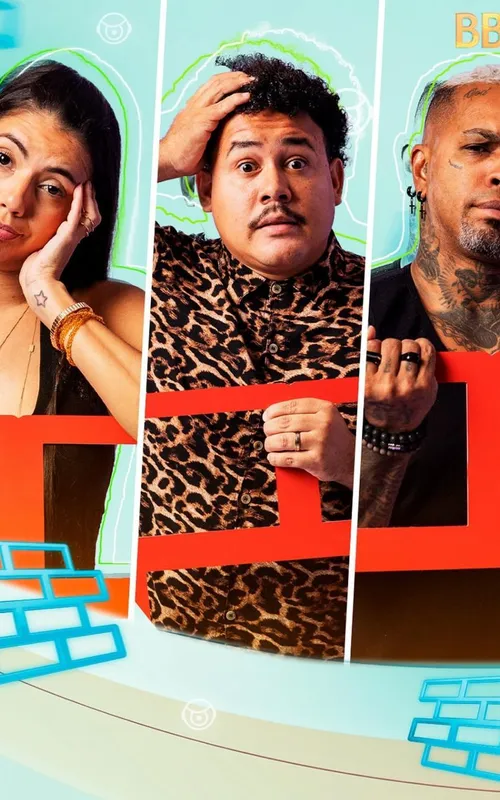 Fernanda, Lucas Henrique e Rodriguinho formam o décimo paredão do BBB 24