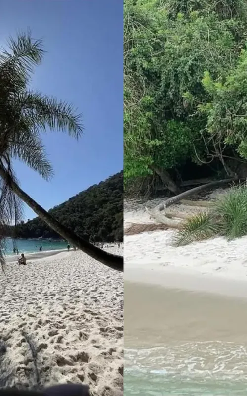 Montagem que circula na internet mostra antes e depois