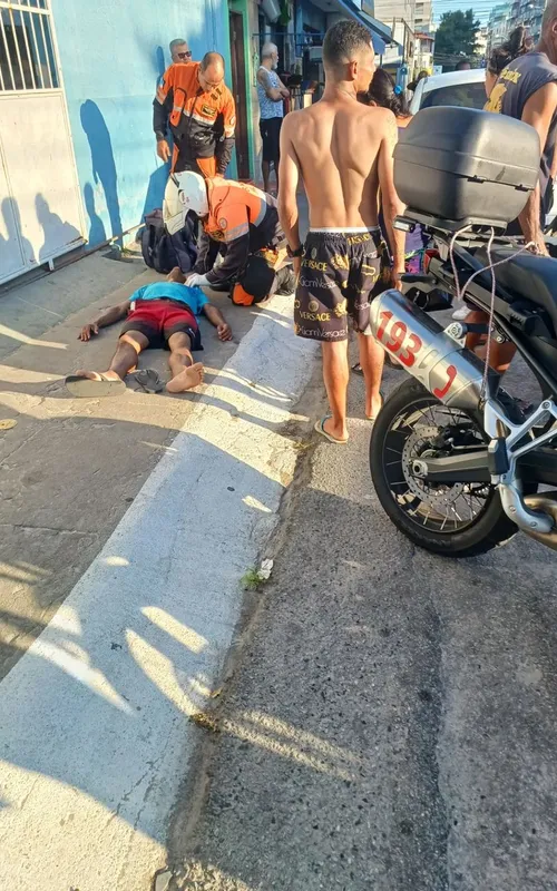Felizmente, o ferimento foi superficial