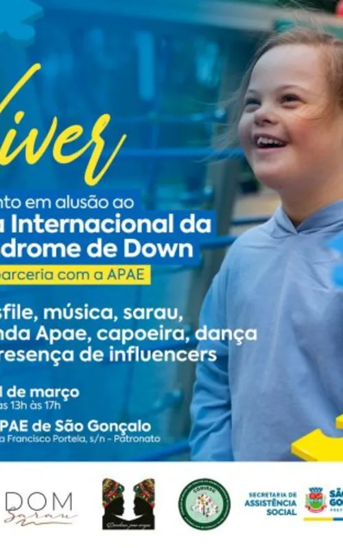 Haverá grupos de dança, desfiles, canto, sarau e presença de influenciadores