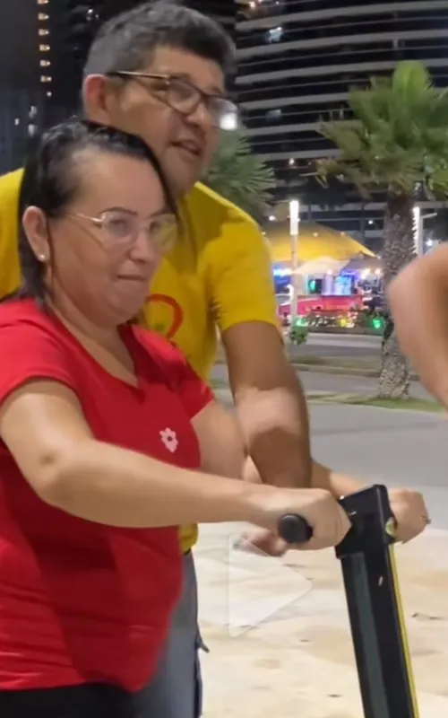 Mulher afirma estar bem