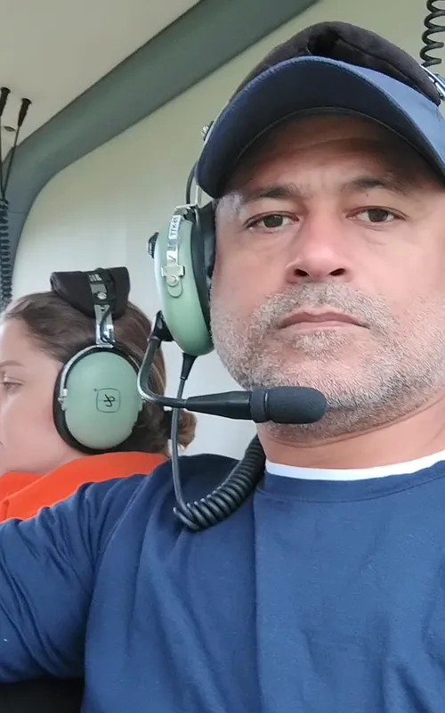 Tenente-coronel Walace Medeiros sobrevoou as áreas alagadas