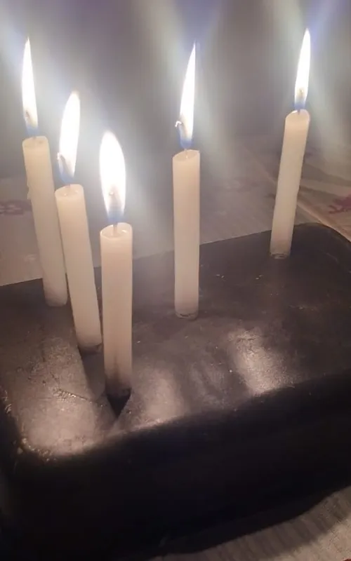 Jantar precisou ser à luz de velas