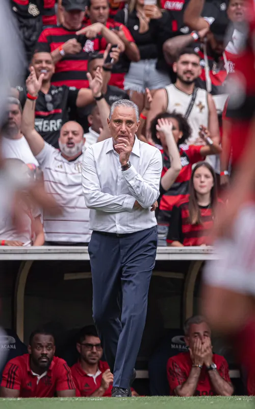 O técnico Tite emplacou sua segunda vitória no comando do Flamengo