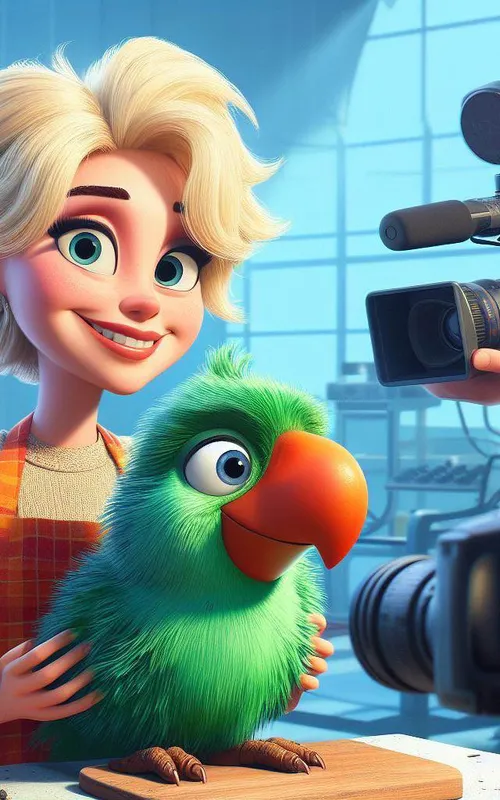 A apresentadora Ana Maria Braga também entrou na onda e foi parar no mundo PIXAR