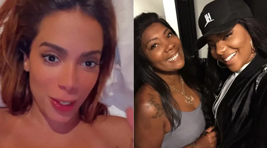 Anitta publicou um vídeo de sua mãe e mais alguns membros de sua família