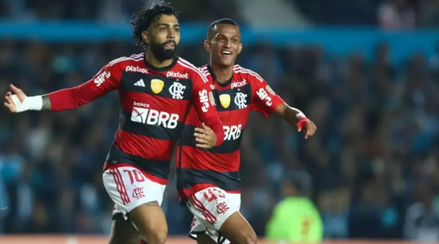 O Flamengo não informou o prazo de recuperação de Gabigol e Wesley