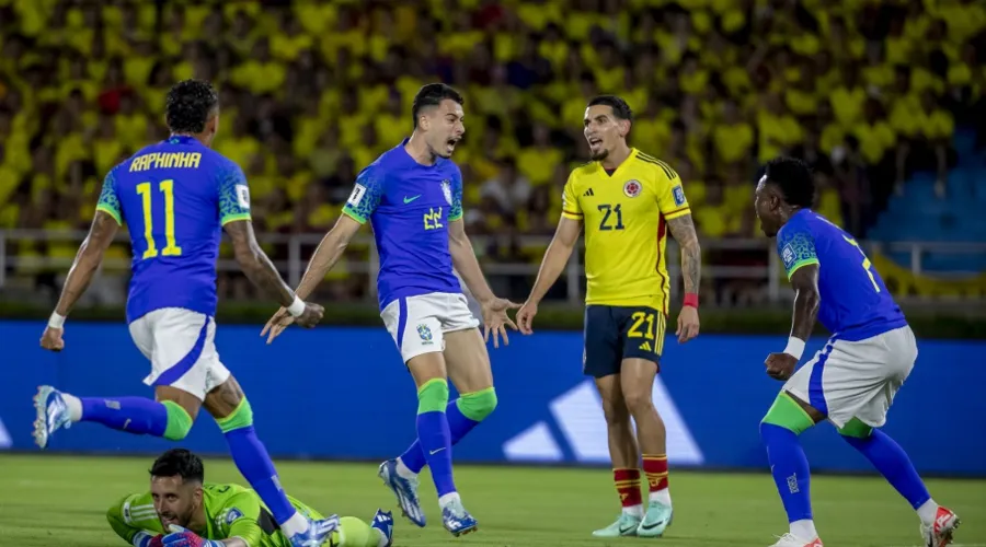 Colômbia e Brasil se enfrentaram pela quinta rodada das Eliminatórias para a Copa do Mundo de 2026