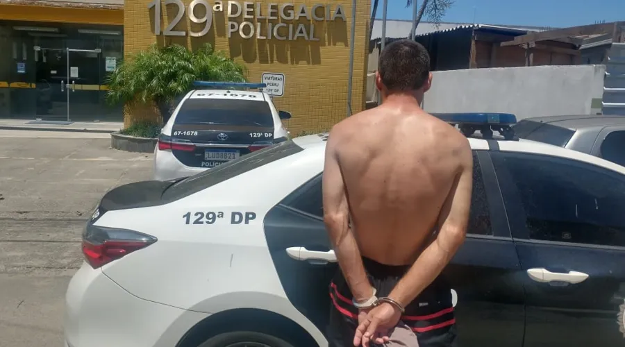Ele foi preso no bairro Caiçara