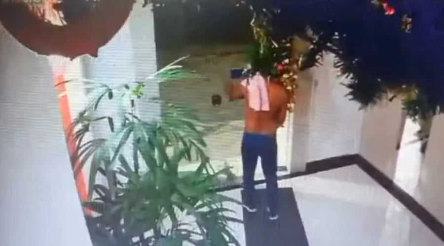 Homem invadiu prédio em Santa Teresa pela porta da frente