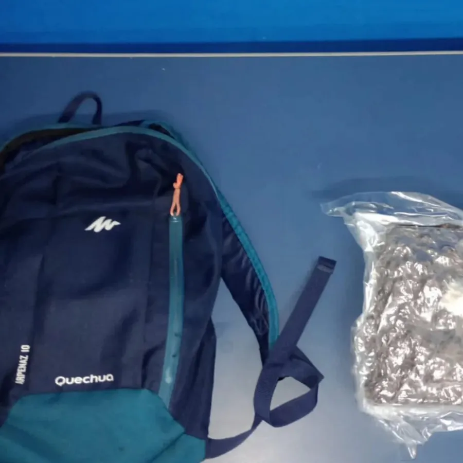 Droga estava dentro de uma mochila